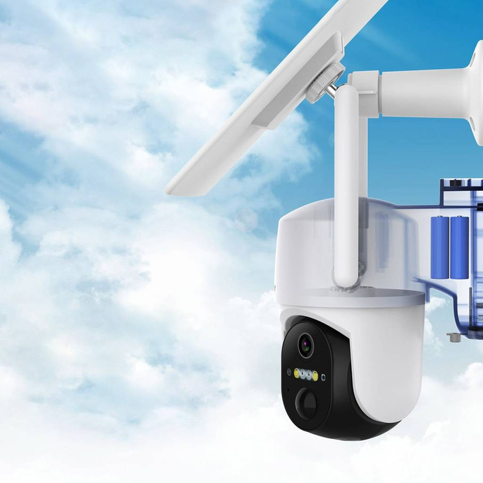 Choetech WiFi kamera Android/iOS vezérlő alkalmazással + 5W napelem (ASC005)