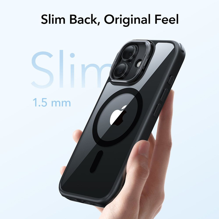 ESR CLASSIC HYBRID STÄNDER MagSafe IPhone 17 KLAR/SCHWARZ