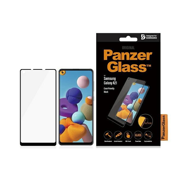 PanzerGlass E2E Regular Samsung A21 A215 Case Friendly black/black