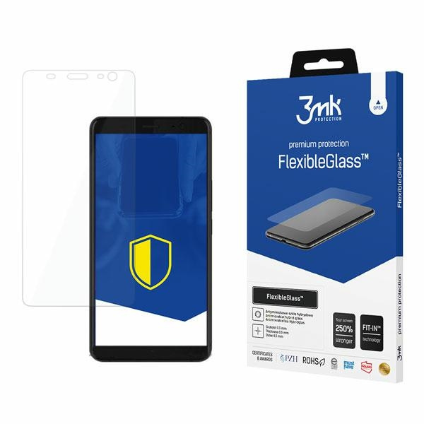 Verre flexible 3MK HTC U11+ Hybrid Glass