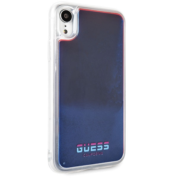 Guess Apple iPhone XR rot /rot Hartschalenhülle California Glow in the dark Case