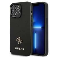 Guess GUHCP13LPS4MK iPhone 13 Pro / 13 6.1" black/black hardcase Saffiano 4G Small Metal Logo