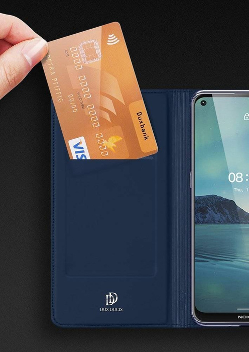 Dux Ducis Custodia per fondina Skin Pro Flip Nokia 3.4 nera