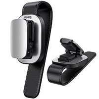 Baseus clip supporto auto per occhiali per occhiali argento (ACYJN-B0S)