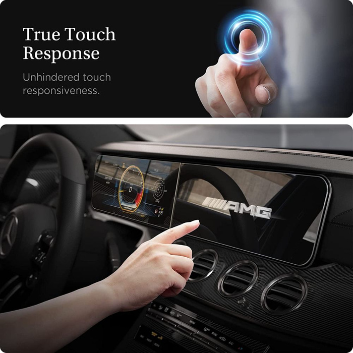 Spigen Glas.Tr Set "ez Fit" Mercedes Classe E 2020 / 2021 Vetro temperato