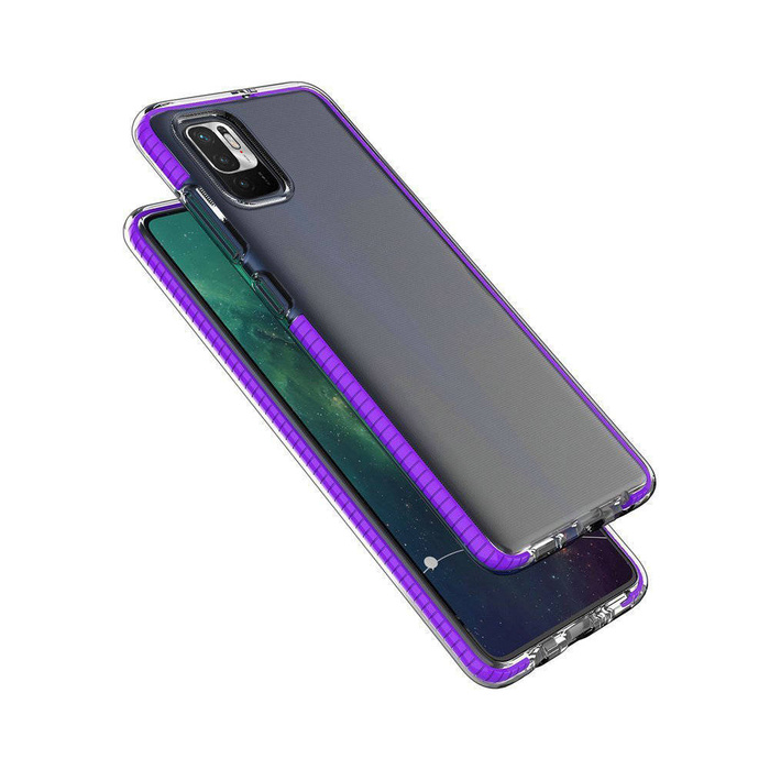 Spring Case Silikon Gel Handyhülle Schutzhülle für Xiaomi Redmi Note 10 5G / Poco M3 Pro schwarz