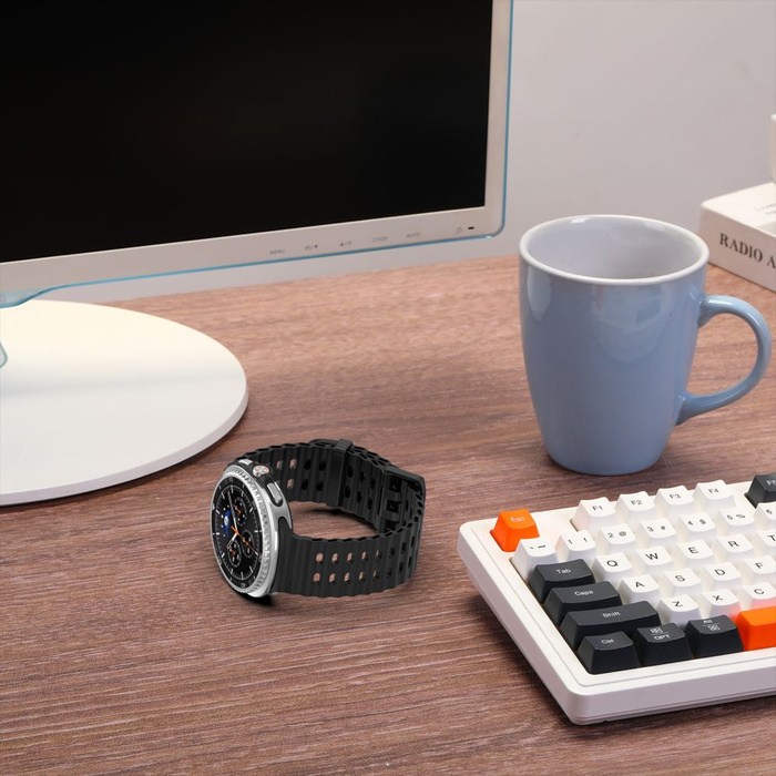 PASEK TECH-PROTECT SAMSUNG GALAXY WATCH 8 / CLASSIC (40 / 44 / 46 MM) ICONBAND PRO CZARNY