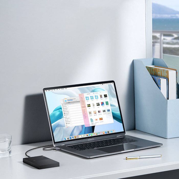 Câble USB C - Micro USB B 3.0 5Gb/s 3A 1m Ugreen US565 - gris