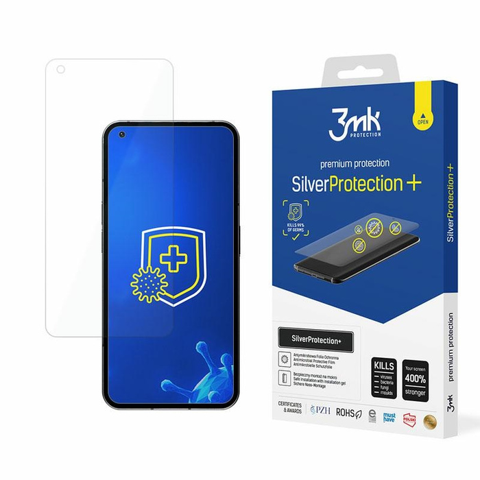 3mk Silver Protect+ Nothing Phone 1 Screen Protector Wet-mounted antimicrobial