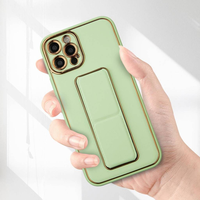 Nuova custodia Kickstand Case per iPhone 13 Pro Max con supporto verde