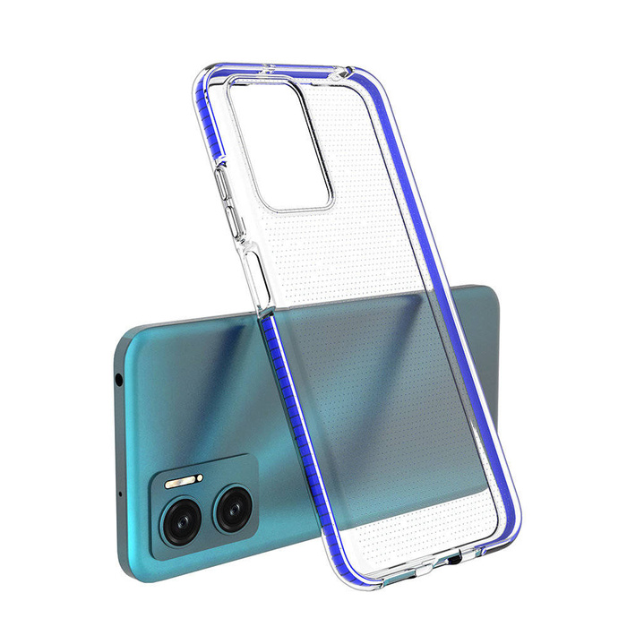 Spring Case obal Xiaomi Redmi Note 11E / Redmi 10 5G / Redmi 10 Prime+ 5G / Poco M4 5G silikonový kryt s rámečkem světle růžový