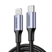 Ugreen cable MFI cable (Made For iPhone) USB Type C - Lightning 3 A 1 m black (US304 60759)