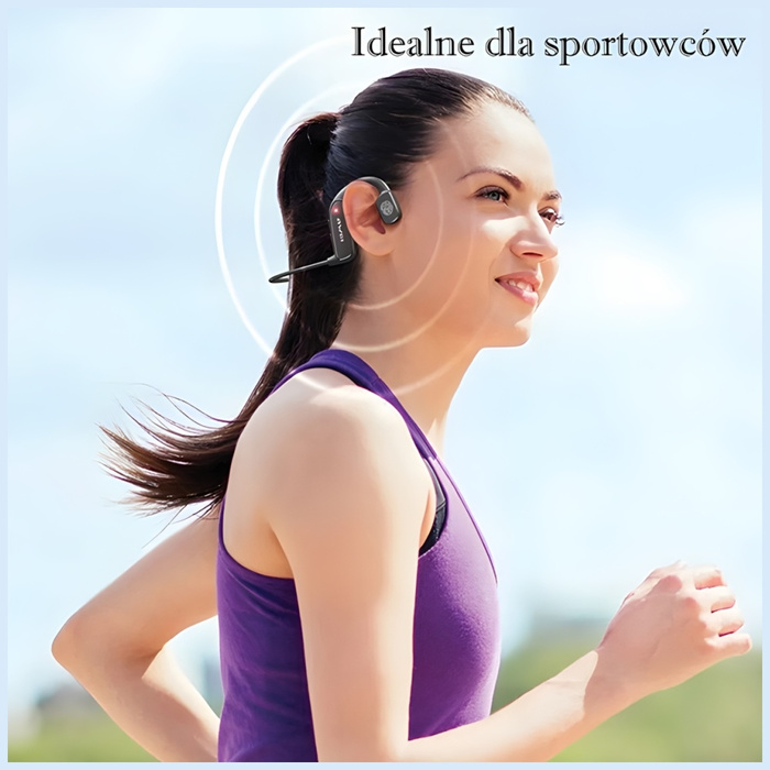 AWEI słuchawki przewodnictwo powietrzne A897BL czarny/black Air Conduction