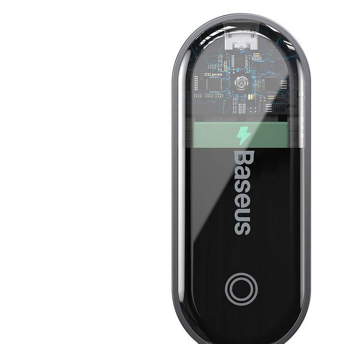 Baseus Mini LED Leselampe mit Clip grau (DGRAD-0G)