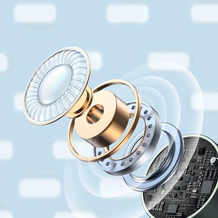 Sluchátka do uší Joyroom JR-EC06 USB-C - šedá