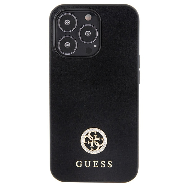 Guess GUHCP13XPS4DGPK iPhone 13 Pro Max 6,7" nero/nerocase Strass Metal Logo