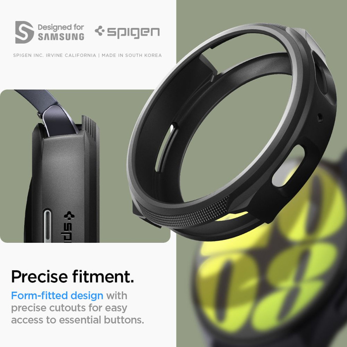 Spigen Liquid Air Galaxy Watch MATTE SAMSUNG 7 (44 MM) NEGRO