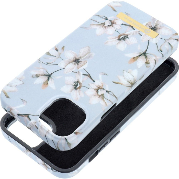 FORCELL F-PROTECT Mirage futerał kompatybilny z MagSafe do IPHONE 15 Plus spring flowers