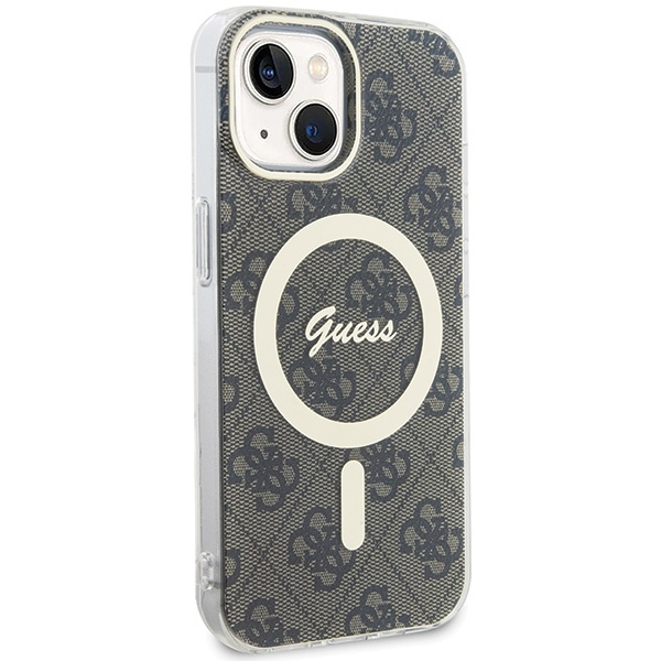 Guess GUHMP15SH4STW iPhone 15 / 14 / 136.1" brązowy/brown hardcase IML 4G MagSafe