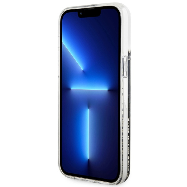 Hülle Guess GUHCP14XLCSGSGK iPhone 14 Pro Max 6,7" schwarz/schwarz hartcase Liquid Glitter Marmor Case