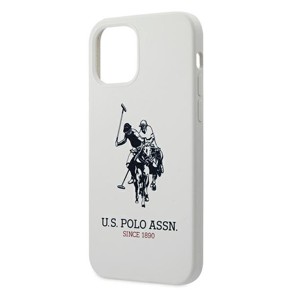 US Polo Apple iPhone 12 12 Pro Silikon Kollektion Weiß Hülle