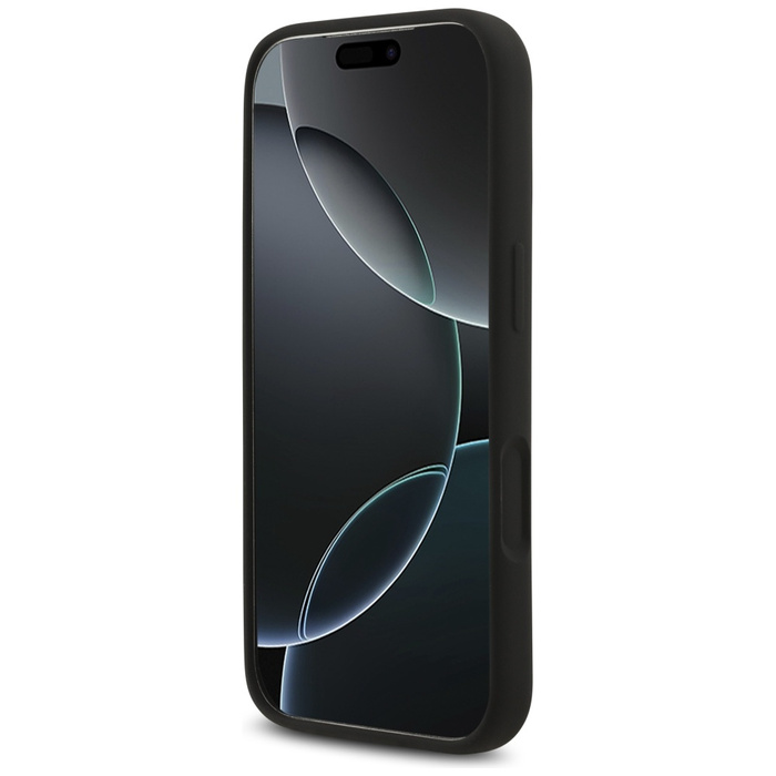 Etui Karl Lagerfeld Silicone             Karl&Choupette Ring MagSafe do iPhone 17 Pro czarny