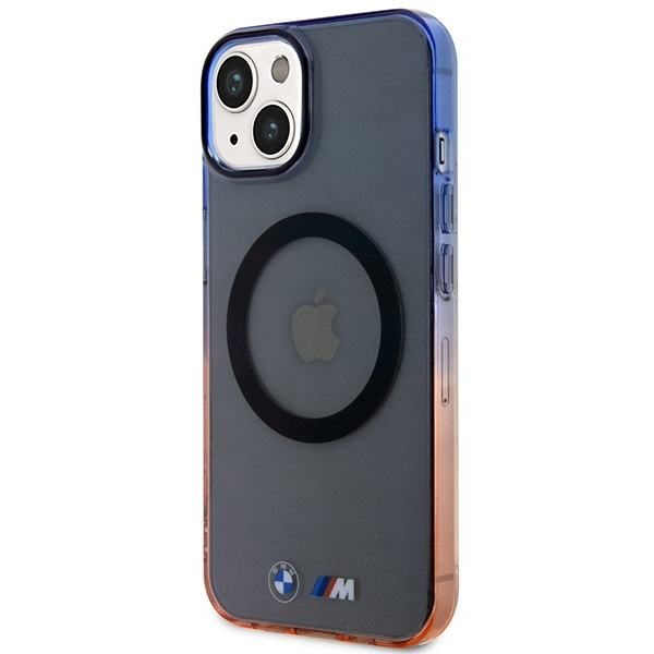 Cover BMW BMHMP14MHTGE iPhone 14 Plus 6,7" grigio/grigio durocase Paraurti Gradiente MagSafe