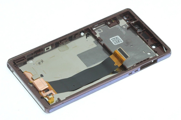 SONY Xperia Z DISPLAY lila eredeti LCD érintőkijelző 