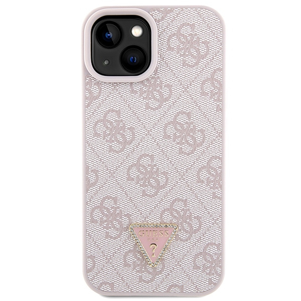 Case Guess GUHCP15MP4TDSCPP iPhone 15 Plus 6.7" pink/pink hardcase Crossbody 4G Metal Logo Case