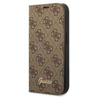 Guess GUBKP14XHG4SHW iPhone 14 Pro Max 6.7" brown/brown book 4G Vintage Gold Logo