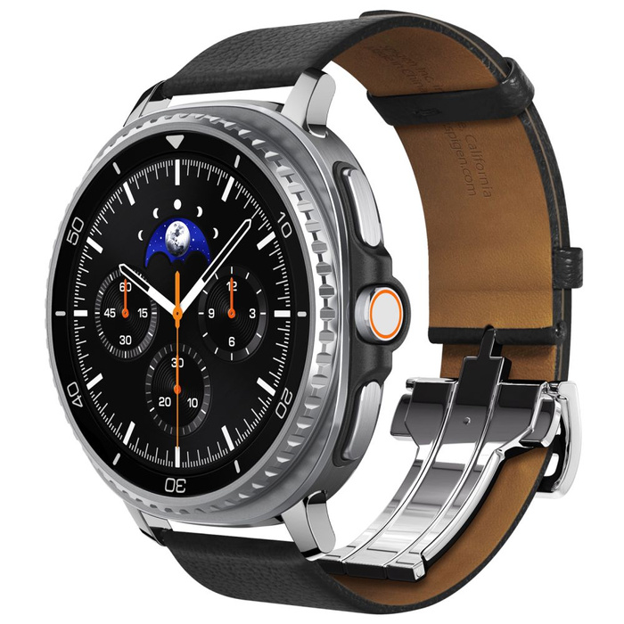 Spigen ENZO SAMSUNG Galaxy Watch 8 / CLASSIC (40 / 44 / 46 MM) NEGRO