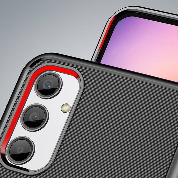 Thunder Case Hülle für Samsung Galaxy A24 4G Silikon Armor Case schwarz