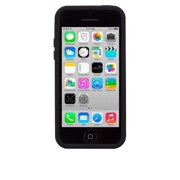 Pouzdro Cover Apple iPhone 5c Case-Mate Hybrid Tough Black Case