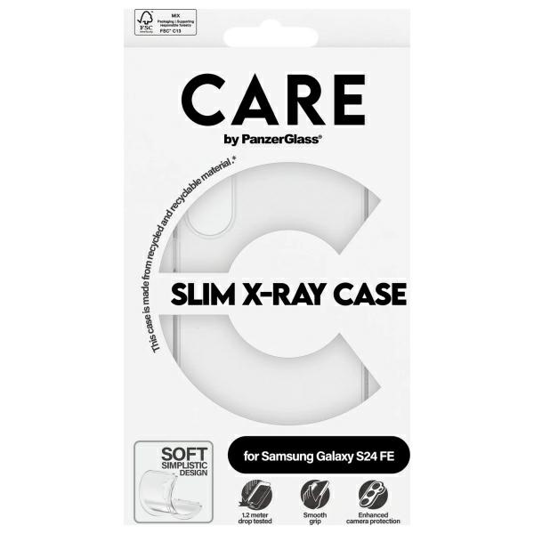 Etui CARE by PanzerGlass Slim X-Ray Case Samsung S24 FE przezroczysty/transparent