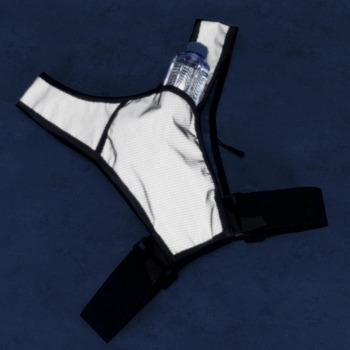 Wozinsky WKDB1 reflektierende Laufweste – schwarz