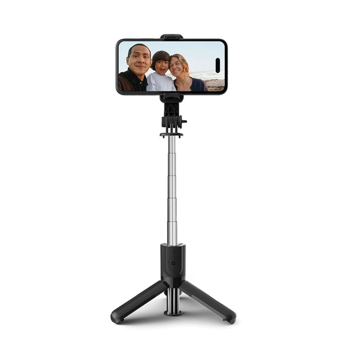 TECH-PROTECT L02S WIRELESS SELFIE STICK TRIPOD BLACK