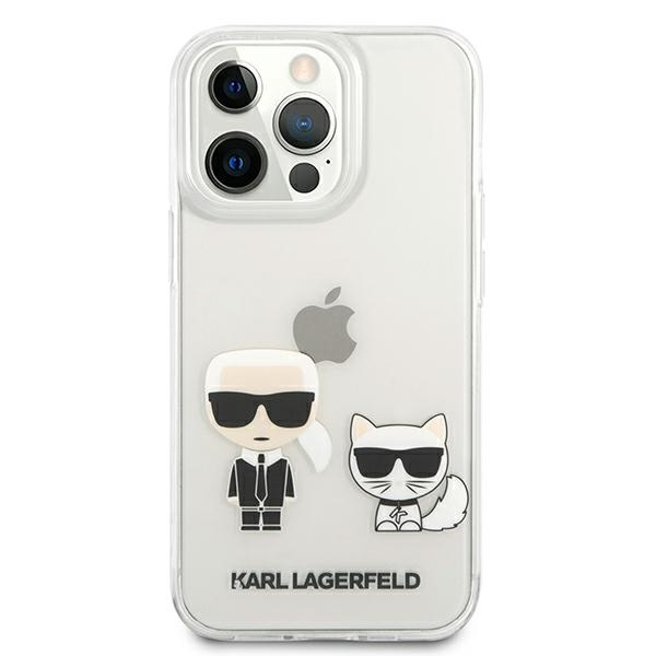 Cover KARL LAGERFELD Apple iPhone 13 Pro Max Transparent Karl &amp; Choupette Clear Hardcase