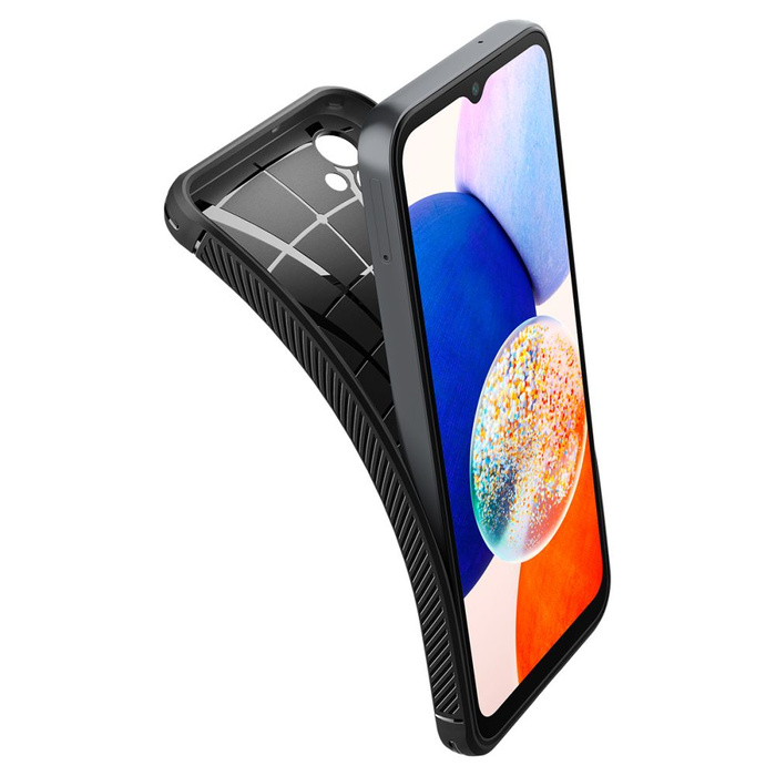 Funda Spigen Rugged Armor Galaxy A14 5G MATTE Negro Case