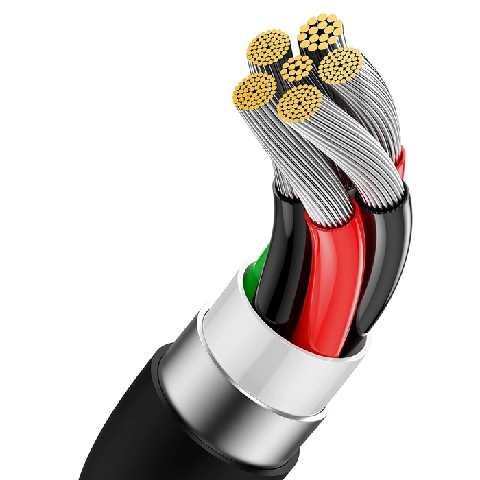 Cable USB do USB-C Baseus Superior 100W 2m (black)