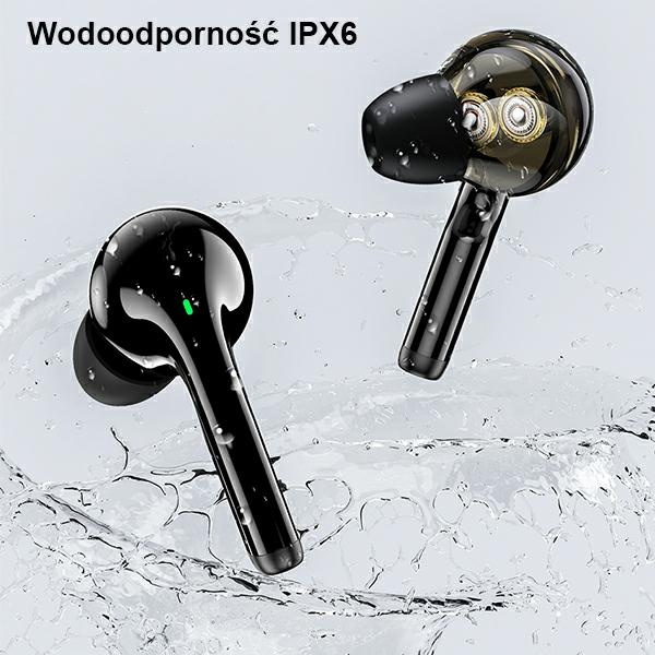 Dokovací stanice pro sluchátka Sluchátka Bluetooth 5.1 T12P TWS černá