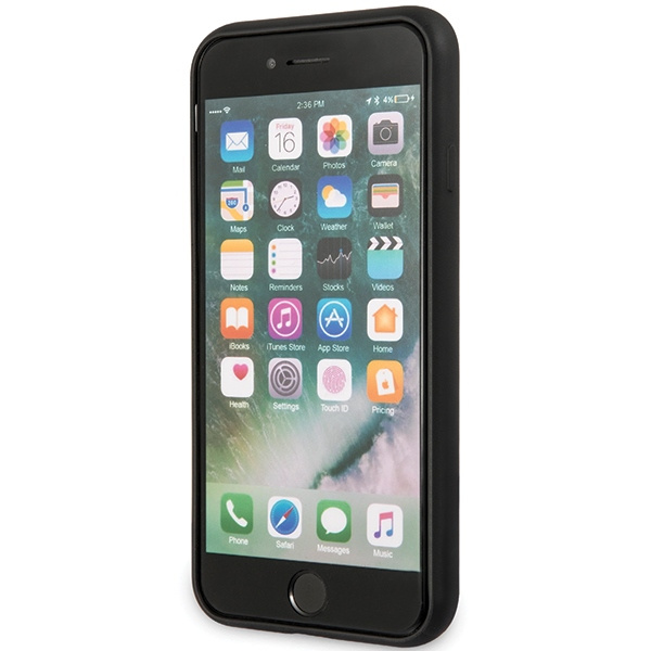 Funda Guess iPhone 7/8 / Se 2020 / Se 2022 Negro/Negro Correa Saffiano Case