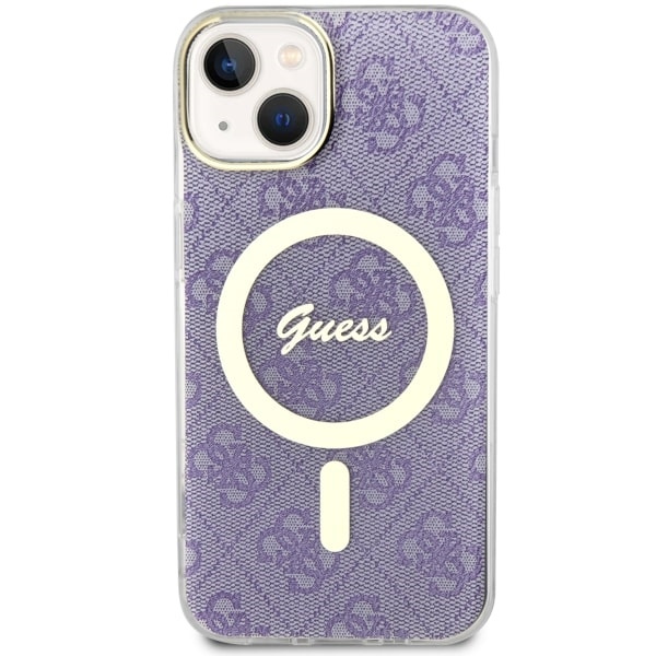 Hülle Guess GUHMP14MH4STU iPhone 14 Plus 6,7" lila/violett hartcase 4G MagSafe Case