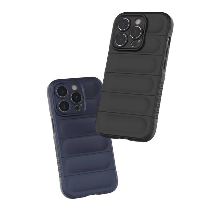 Magic Shield Case Hülle für iPhone 14 Pro elastische gepanzerte Hülle in Burgund