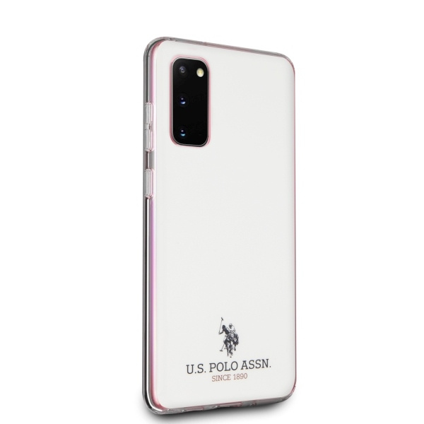 Coque US POLO Samsung Galaxy S20 Blanc brillant Case