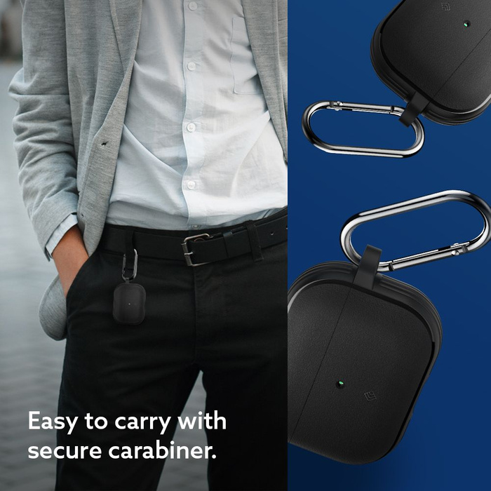 Caseology Apple MATTE GEWÖLBE AIRPODS PRO 1 / 2 SCHWARZ