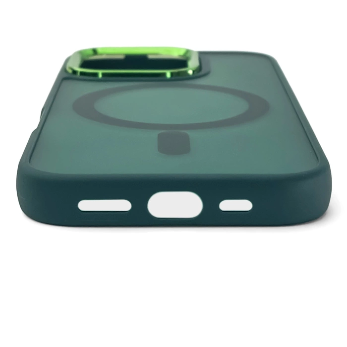 Magnetic Collection MagSafe iPhone 16 Case - Dark Green