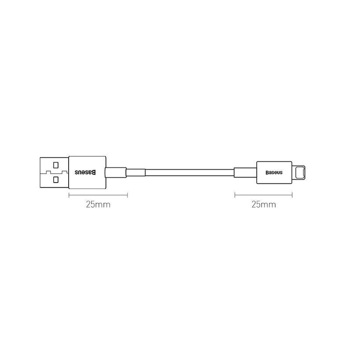 Baseus Superior Kabel USB - Lightning 2,4A 1 m Blau (CALYS-A03)