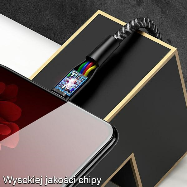 USAMS Kabel geflochtenes U41 MicroUSB/USB Schnellladekabel 2m rot/rot SJ396USB02 (US-SJ396)