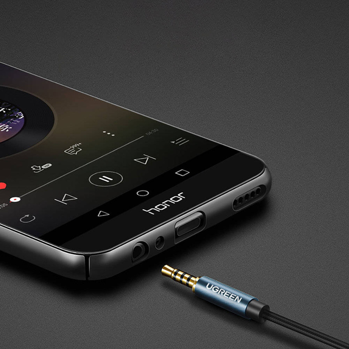 Cavo adattatore Ugreen prolunga AUX mini jack 3,5 mm 2m blu (AV118)