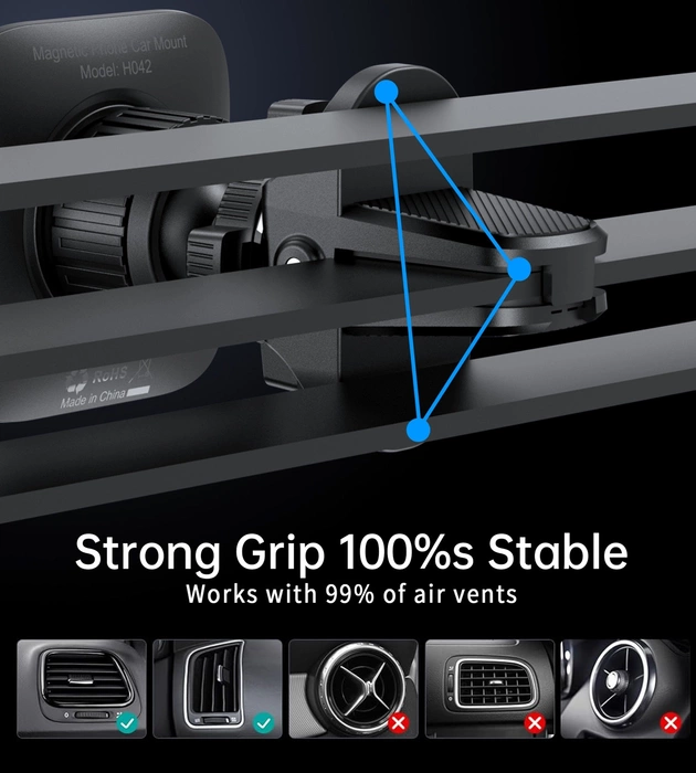 Choetech H042 magnetický držák do auta na ventilaci - černý